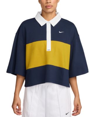 Sportswear Women's Short-Sleeve Oversized Polo Top