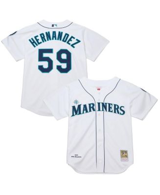 Mitchell & Ness Men's Felix Hernandez White Seattle Mariners