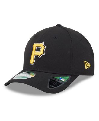 New Era - Men's Black Pittsburgh Pirates Player Replica 9FORTY Adjustable Hat
