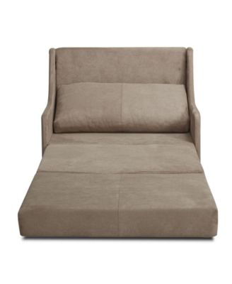 43.5" Polyester Avery Fremont Convertible Loveseat Sleeper, Created for Macy's