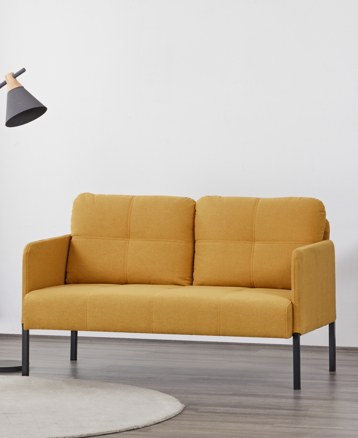 Gold Sparrow 49.5" Polyester Fremont Loveseat, Created For Macy's