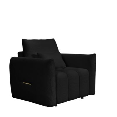 Modern Teddy Fabric Sofa with Pillow
