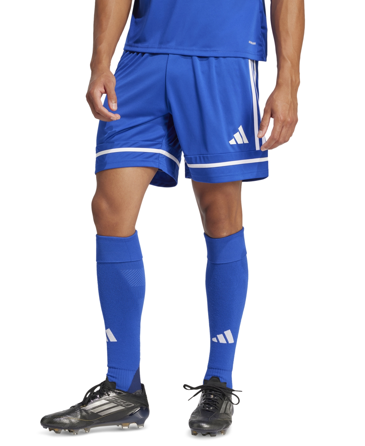 Adidas Originals Men's Regular-fit Squad 25 Logo Shorts