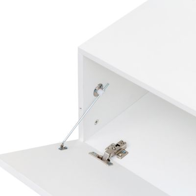 Modern Entertainment Center with Storage Media Console for Living Room