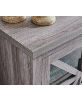 75" Fireplace TV Stand for TVs up to 80",with 44" Electric Fireplace