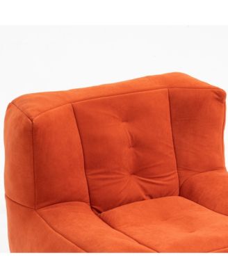 Bean bag and ottoman set for adults and kids
