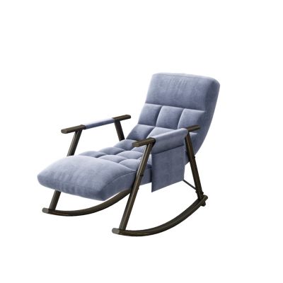 Adjustable Rocking Chair with Sturdy Frame & Cushions