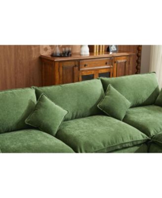 Streamdale Modular Sectional Sofa, 3-Seater Sofa, Modern L-Shaped Sofa for Living Room Bedroom Apartment,Green