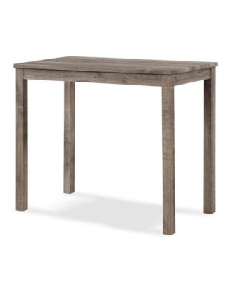 Wood 3-Piece Counter Height Dining Set, Taupe