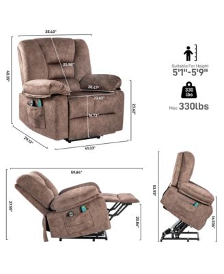 Streamdale Power Lift Recliner Chair Sofa for Elderly with Massage