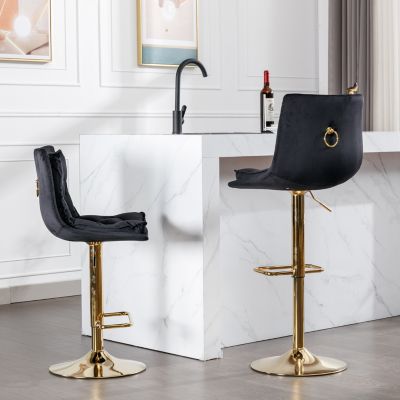 Streamdale Chrome Swivel Bar Stools Set