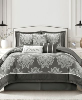 Therese Damask 7-Pc. Comforter Set, California King