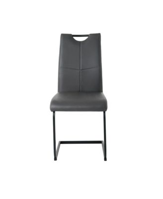 Streamdale Modern Upholstered Charcoal Dining Chair (Set of 4)
