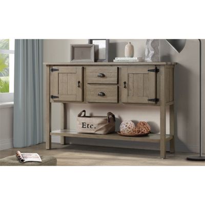  Rustic Retro Sideboard Console Table with Storage