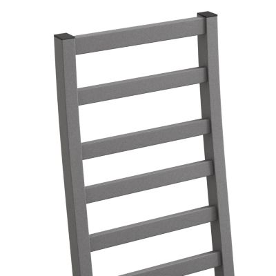 Streamdale Modern PU Leather Dining Chairs (Set of 2) with Steel Legs in Grey