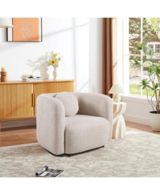 one piece Japandi Style Boucle Sofa Chair