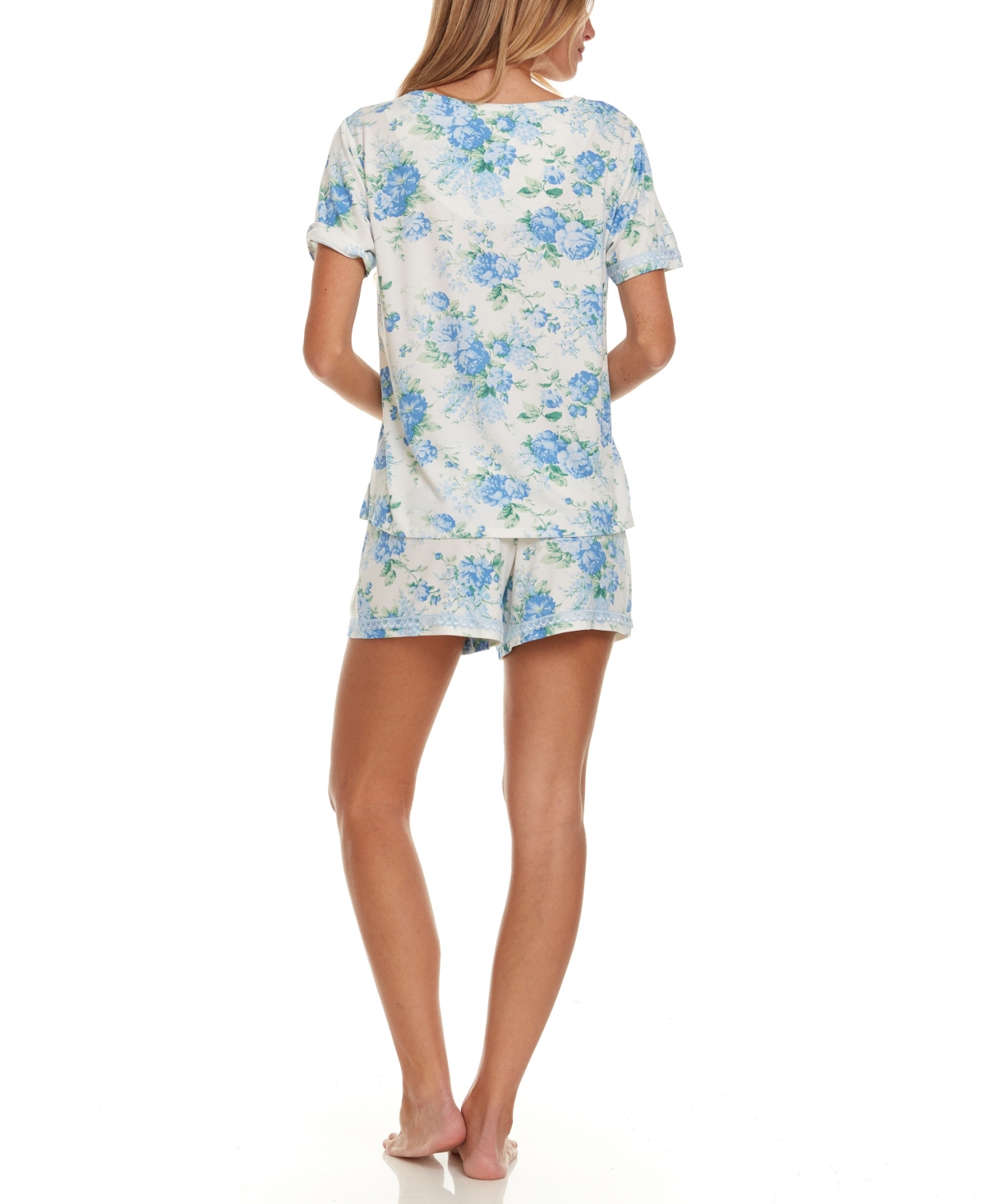 Shop Flora By Flora Nikrooz Women's 2-pc Elina Printed Knit Pajama Set