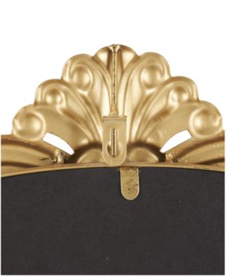 48" Metal Scroll Tall Ornate Arched Baroque Room Floor Mirror