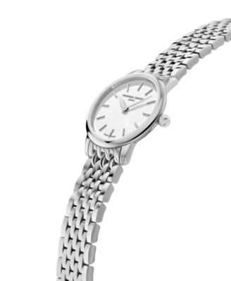Women's Swiss Slimline Mini Stainless Steel Bracelet Watch 25mm