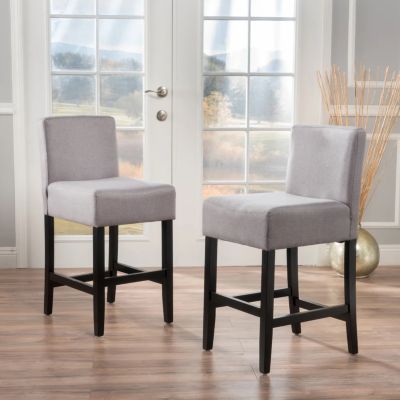 Streamdale Elegant Comfort 26-Inch Counter Stools with Soft Upholstery (Set of 2)