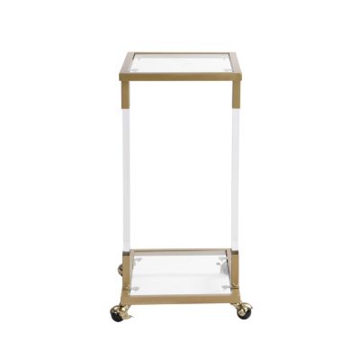 + 1 Pc. + Acrylic Glass + Modern + C-Table for Living Room