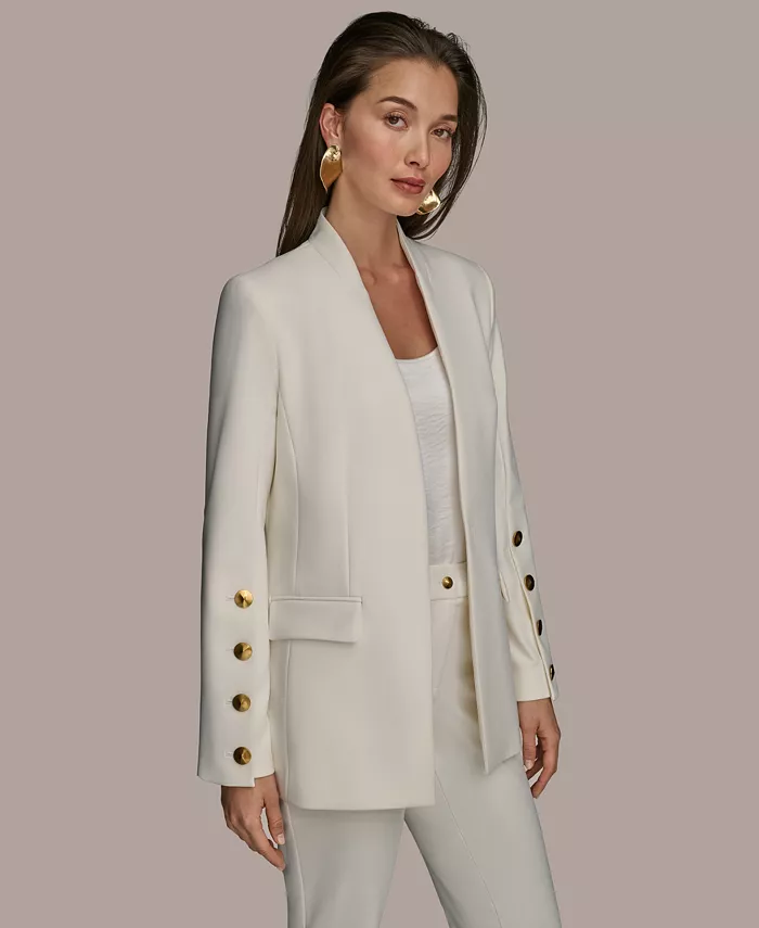 Women's Button-Sleeve Blazer - thumbnail 8