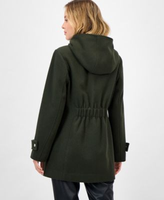 Women's Hooded Button-Front Coat, Exclusively at Macy's