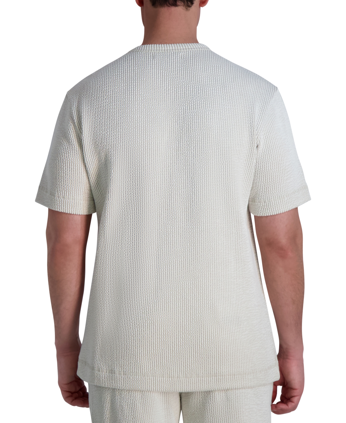 Karl Lagerfeld Men's Textured Oversized T-shirt