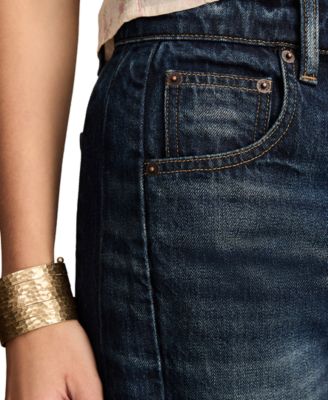 Women's High-Rise Barrel-Leg Jeans