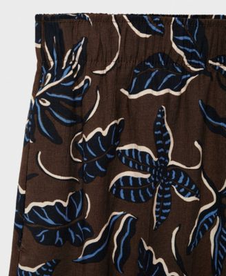 Women's Printed Culotte Pants