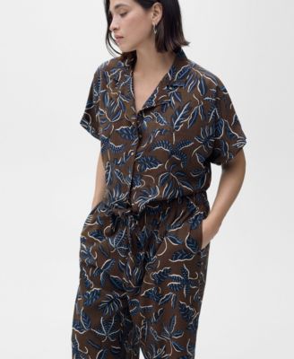 Women's Printed Culotte Pants