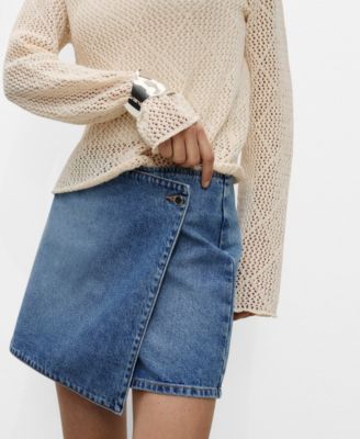 MANGO - Women's Denim Skort
