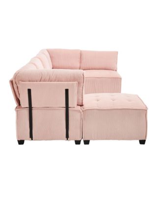 Streamdale U-Shaped Modular Sectional Sofa with Reversible Chaise
