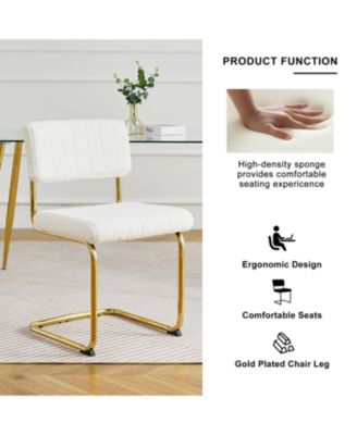 Streamdale Modern Light Luxury Dining Chair (Set of 4)