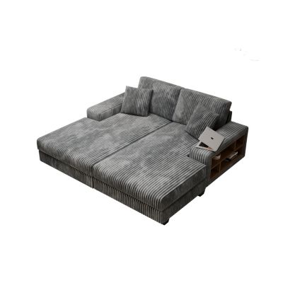 Streamdale Corduroy Convertible Sofa Bed Modern Oversized Lounge Chair