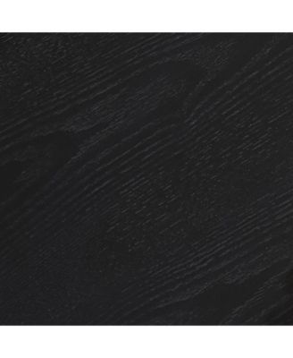 Modern 39.37" Oval Coffee Table with Pedestal Base