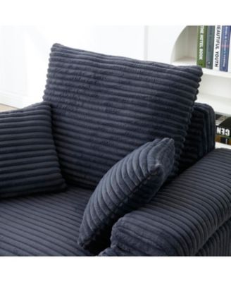 Streamdale Oversized Accent Chair with Matching Ottoman