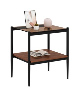 Streamdale Tempered Glass Coffee and End Table Set (3)