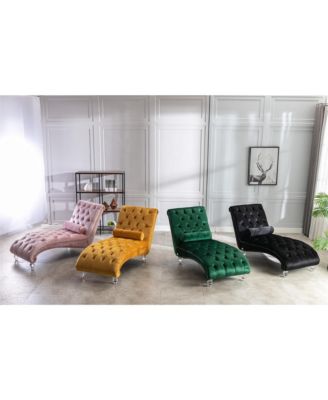 Leisure Concubine Sofa With Acrylic Feet