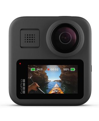 MAX Waterproof 360 + Traditional Camera with Touch Screen Spherical 5.6K30 HD Video 16.6MP 360 Photos 1080p Live Streaming Stabilization