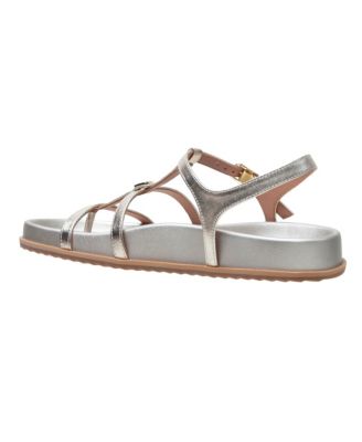 LILITH Women's Leather Footbed Sandals