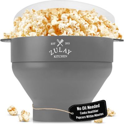 Collapsible Popcorn Maker with Lid
