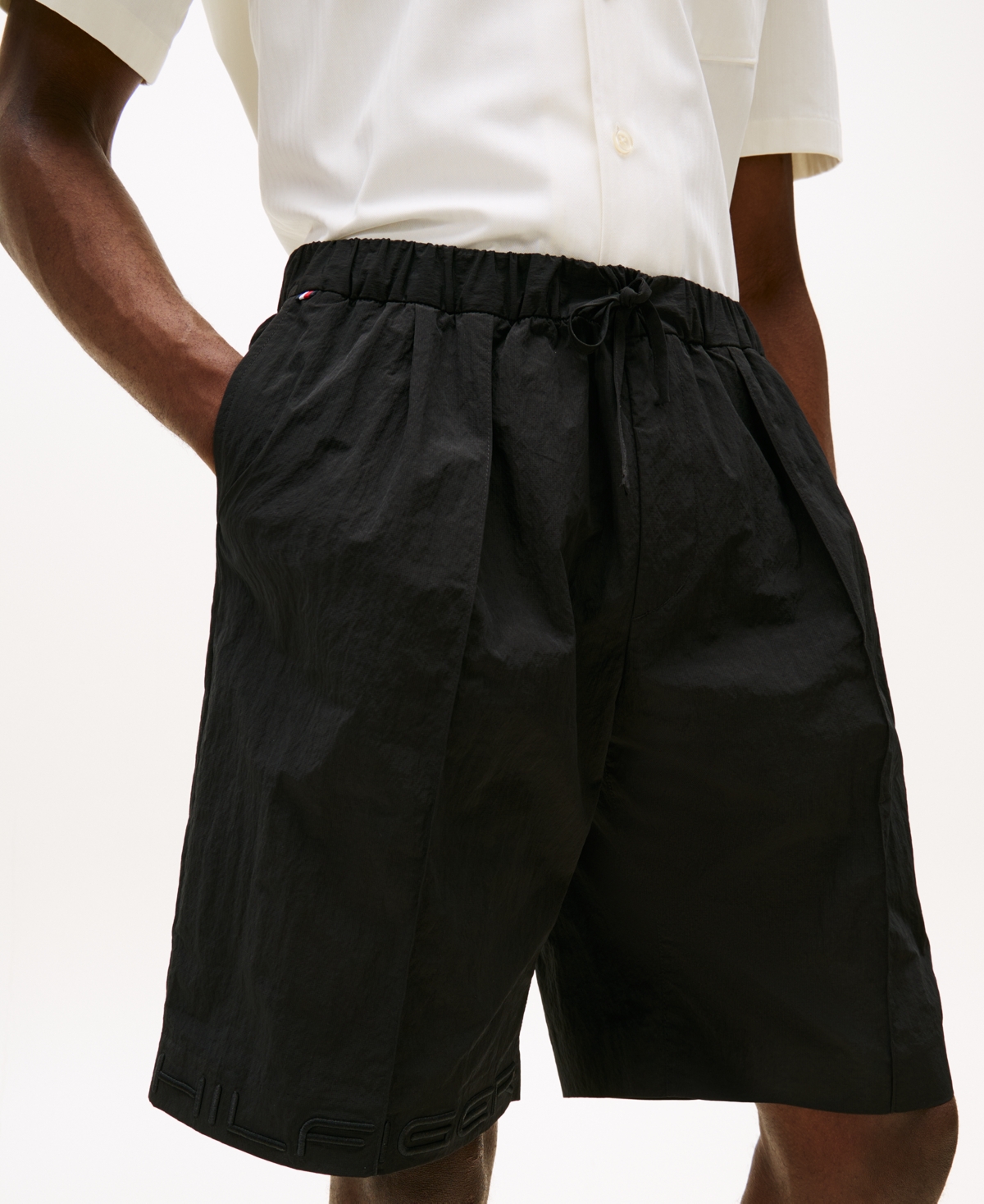 Tommy Hilfiger X Apxgp Collection Men's 10" Tech Short In Black