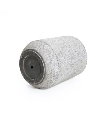 Indoor and Outdoor Speckled Round Tapered 16-Inch Tall MgO Planter