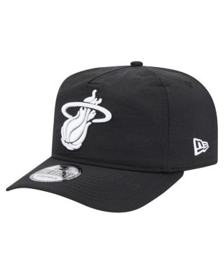 New Era - Men's Black Miami Heat Injection Everyday Golfer Adjustable Hat