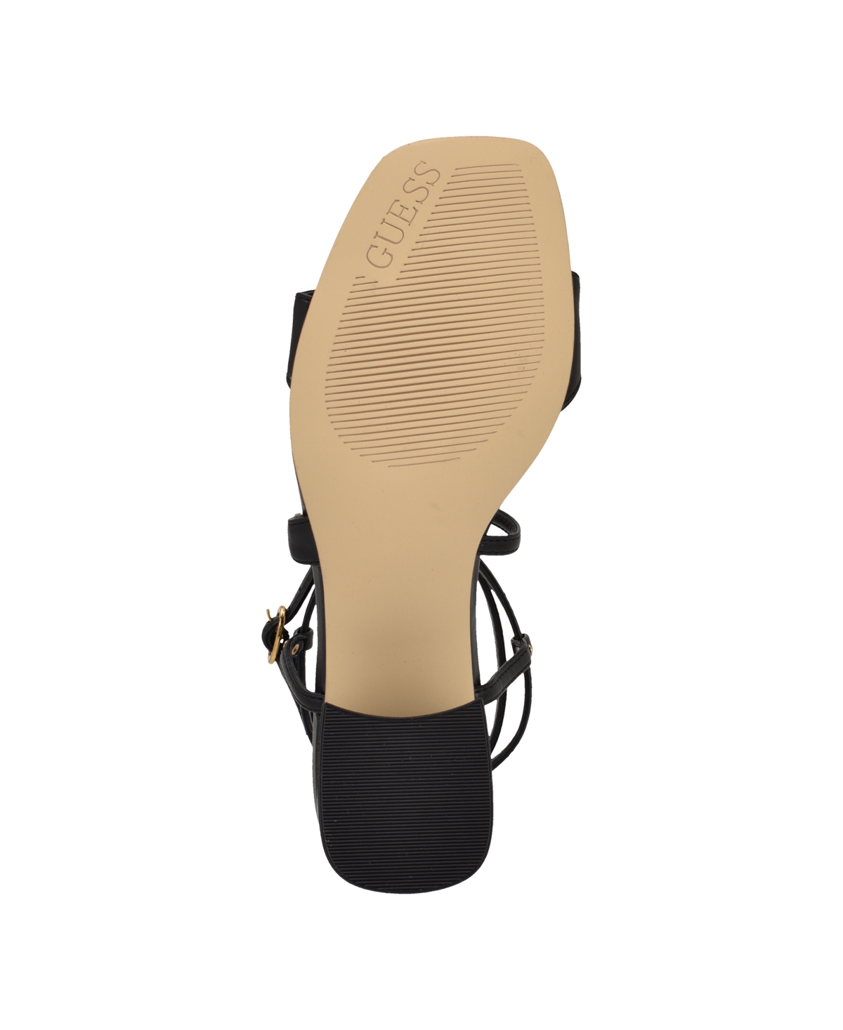 Guess Galeon Ankle Strap Sandal In Black