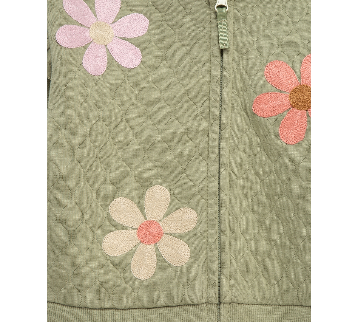 Little Me Baby Girls Flower Hoodie & Pants, 2 Piece Set