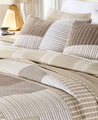 Last Act! Seaside Patchwork 3-Pc. Quilt Set, Full/Queen, Exclusively at Macy's