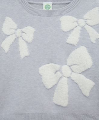 Baby Girls Bows Sweater & Pants, 2 Piece Set