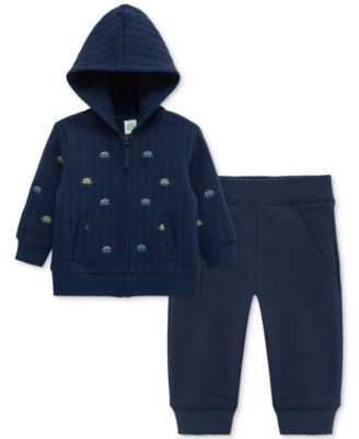 Baby Zip-Up Dino Hoodie & Pants, 2 Piece Set